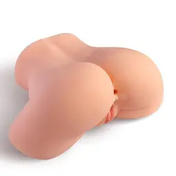 Мастурбатор-півторс з вібрацією Real Body Real Briana, вагіна та анус, 25х18 см - мініатюра 2
