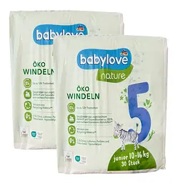 Підгузки Babylove Nature 5 Junior (10-16 кг), 60 шт