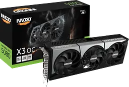Відеокарта GeForce RTX 5080 16GB Inno3D X3 OC (N50803-16D7X-17603930)