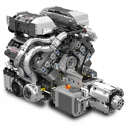 Конструктор двигун Mould King Bugatti W16 Engine моторизований для дітей та дорослих 2024 деталей - мініатюра 3