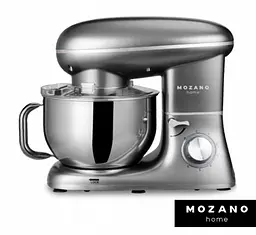 Кухонний комбайн Mozano професійний тістоміс Kitchen Machine 2300 Вт чаша 6,2л Silver - мініатюра 3