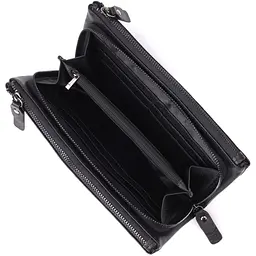 Практичний шкіряний гаманець на три відділення ST Leather 20,5х10,5х3 см acs0029687 - мініатюра 5