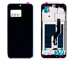 Дисплей ZTE Blade A5 2020 чорний + рамка