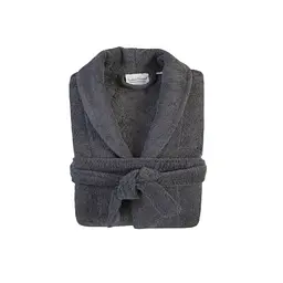 Халат махровий unisex Lotus Home - Basic Line antrasit L