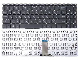 Клавіатура для ASUS VivoBook S530, X530, K530, S530F, S530UA, X530FA, X530UN (RU Black без рамки)