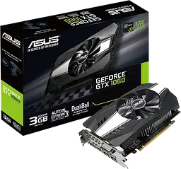 Відеокарта GeForce GTX 1060 3GB Asus Phoenix (PH-GTX1060-3G) Б/В