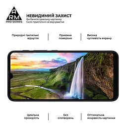 Захисне скло на Motorola G20 з олеофобним покриттям, Pro, повне проклеювання, антистатичний і пиловідштовхуючий шар, 9H, самоклеючеся, 2.5D, на весь екран, антистатичний клей, ArmorStandart (ARM59412) - мініатюра 5