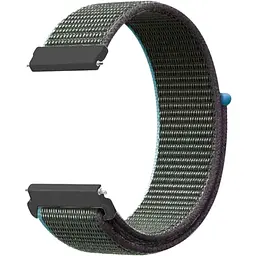 Ремінець DK CDK для Xiaomi Amazfit Balance (A2286) 22mm Nylon Sport Loop (012416) (inverness green)