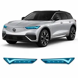 Антигравійна захисна бронеплівка за лекалами для Acura ZDX EV 2024 - оптика (фари та ПТФ)