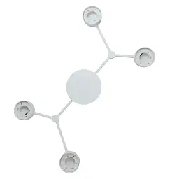 Стельовий світильник ETRON Orion 1-EDR-8473 GX53 4×15W білий - мініатюра 3