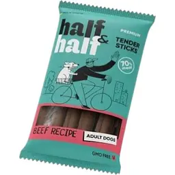 Ласощі для собак Half&Half у формі м'ясних паличок з яловичиною 100 г