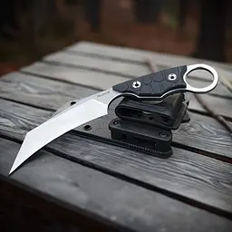 Ніж фіксований туристичний Ruike FS68, (8.6 см) 14C28N / G10 чорний - мініатюра 17