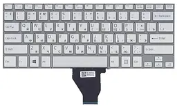 Клавіатура для ноутбука Sony Vaio (FIT 14E) Silver, (No Frame)