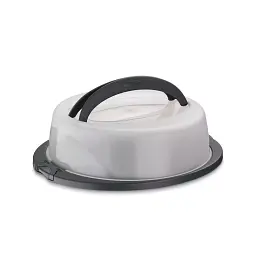 Тортівниця з ручкою KELA Deli кругла сіра 32х10 см (12174) - мініатюра 1