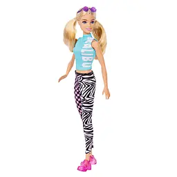 Лялька Barbie Модниця в майці Малібу та легінсах (GRB50) - мініатюра 3