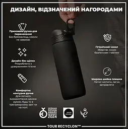 Пляшка для води ION8 750 мл (ЕКО пляшка) BPA Free Black (I8RF750BLK) - мініатюра 5