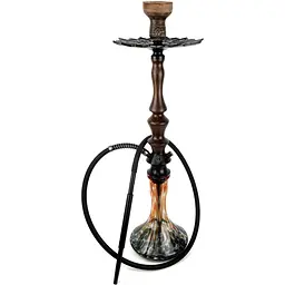 Кальян KARMA HOOKAH 3.3 Brown (Craft DC Orange) - мініатюра 2