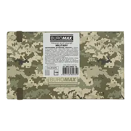 Щотижневик датований Buromax Military 2026 153 x 87 мм штучна шкіра світло-зелений (BM.2908-15) - мініатюра 3