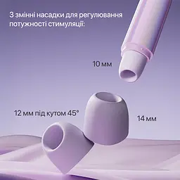 Вакуумний кліторальний стимулятор Zalo Lia Floral White - мініатюра 5