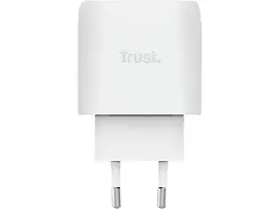 Мережевий зарядний пристрій Trust 45 W GaN PD/PPS White (25522) - мініатюра 4