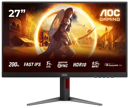 Монiтор 27" AOC 27G4HA Black - мініатюра 2