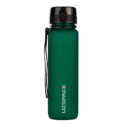 Пляшка для води UZSPACE 3038Dark-Green 1000 мл, темно-зелена