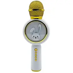 Мікрофон G-Toys Караоке Karaoke speaker X6 White, бездротовий