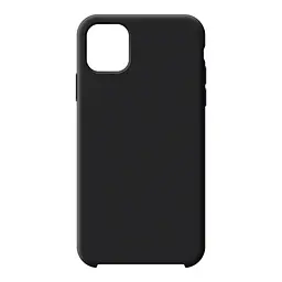 Силиконовый чехол для Apple iPhone 11, ICON2 Case, черный, противоударный, панель, защита всего корпуса, матовая поверхность Soft Touch, выступает над дисплеем, совместим с защитными стеклами и пленками, с микрофиброй, ArmorStandart (ARM60552)
