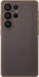 Чохол протиударний Pitaka PinButton Case MagSafe для Samsung Galaxy S25 Ultra (S938) Black-Gold PBS2502U