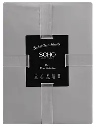 Комплект постільної білизни Полуторний Duet 150х200 см Grey/Graphite SOHO pbe0050809 - мініатюра 4