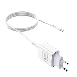 Адаптер сетевой HOCO Lightning cable Asombroso C81A 1USB, 2.1A - мініатюра 6