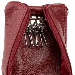 Ключниця-гаманець з кишенькою жіноча ST Leather 19352 бордова - мініатюра 5