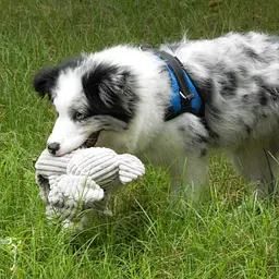 М'яка іграшка для собак PetLike Squeaky Grey Elephant - мініатюра 2