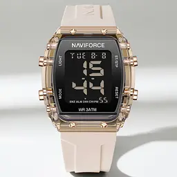 Наручний годинник жіночий Naviforce Lady Sport Золотий (3110) - мініатюра 8