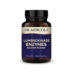 Ферменти люмброкінази Dr. Mercola Lumbrokinase Enzymes, 30 капсул для підтримки серцево-судинної системи