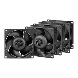 Вентилятор Arctic S8038-7K/4-PACK Black (ACFAN00292A)