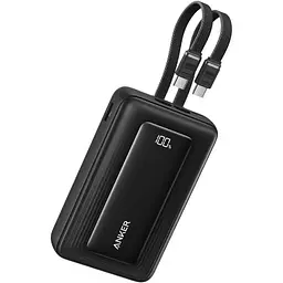 Power Bank Anker Zolo 20000mAh 45W Built-In Dual USB-C Cables Black (A1681H12) UA