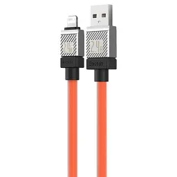 Кабель Baseus CoolPlay Series Fast Charging Cable USB to Lightning 2.4A 2m CAKW000507 Orange - мініатюра 3
