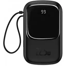 Зовнішній акб Baseus Qpow Digital Display (With Type-C Cable) 20000mAh PPQD-I02 білий - мініатюра 2