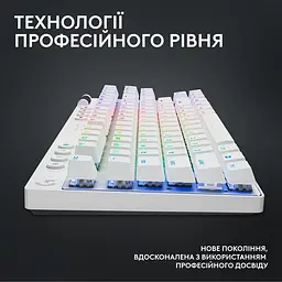 Клавіатура Logitech G PRO X TKL Lightspeed Gaming White (920-012148) - мініатюра 8