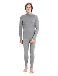 Термокофта Icebreaker 200 Oasis LS Half Zip Men Gritstone L (1052-104 367 013 L) - мініатюра 4