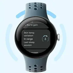 Розумний годинник Google Pixel Watch 2 Wi-Fi Polished Silver / Bay Band - мініатюра 6