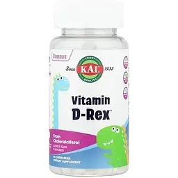 Амінокислота Vitamin D-Rex, 90 жувальних таблеток - Жуйка KAL vit0004002