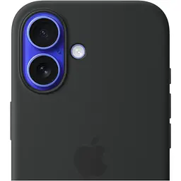 Чохол Silicone Case with MagSafe для Apple iPhone 16 Black AAA [116598] - мініатюра 3