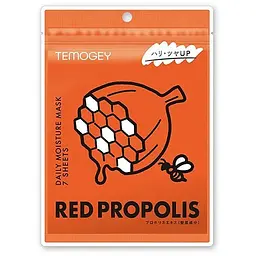 SPC Temogey Red Propolis Mask живильна тканинна маска з прополісом, 7 шт