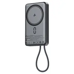Павербанк Acefast Black 10 000 mAh / 22.5 Вт (6974316284017) - мініатюра 2