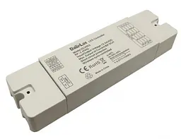 Контроллер Kloodi RF 2.4GHz 4в1 DIM/CCT/RGB/RGBW/RGB+W, 12-24V DC, 4*6A, 4*72-144W, RF 2.4GHz KD-DLV003 - мініатюра 4