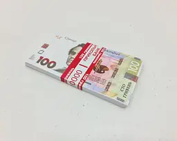 Сувенірні гроші купюри 100 гривень нові 80 шт. (69816878617) - мініатюра 2