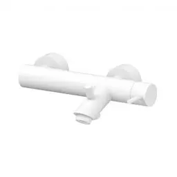 Змішувач для ванни Paffoni Light із регульованим душовим гарнітуром white matt LIG023BO, Білий матовий - мініатюра 3