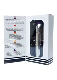 Міні-вібратор B - Series Magic Powerful Bullet, 10 см (сріблястий) - мініатюра 5